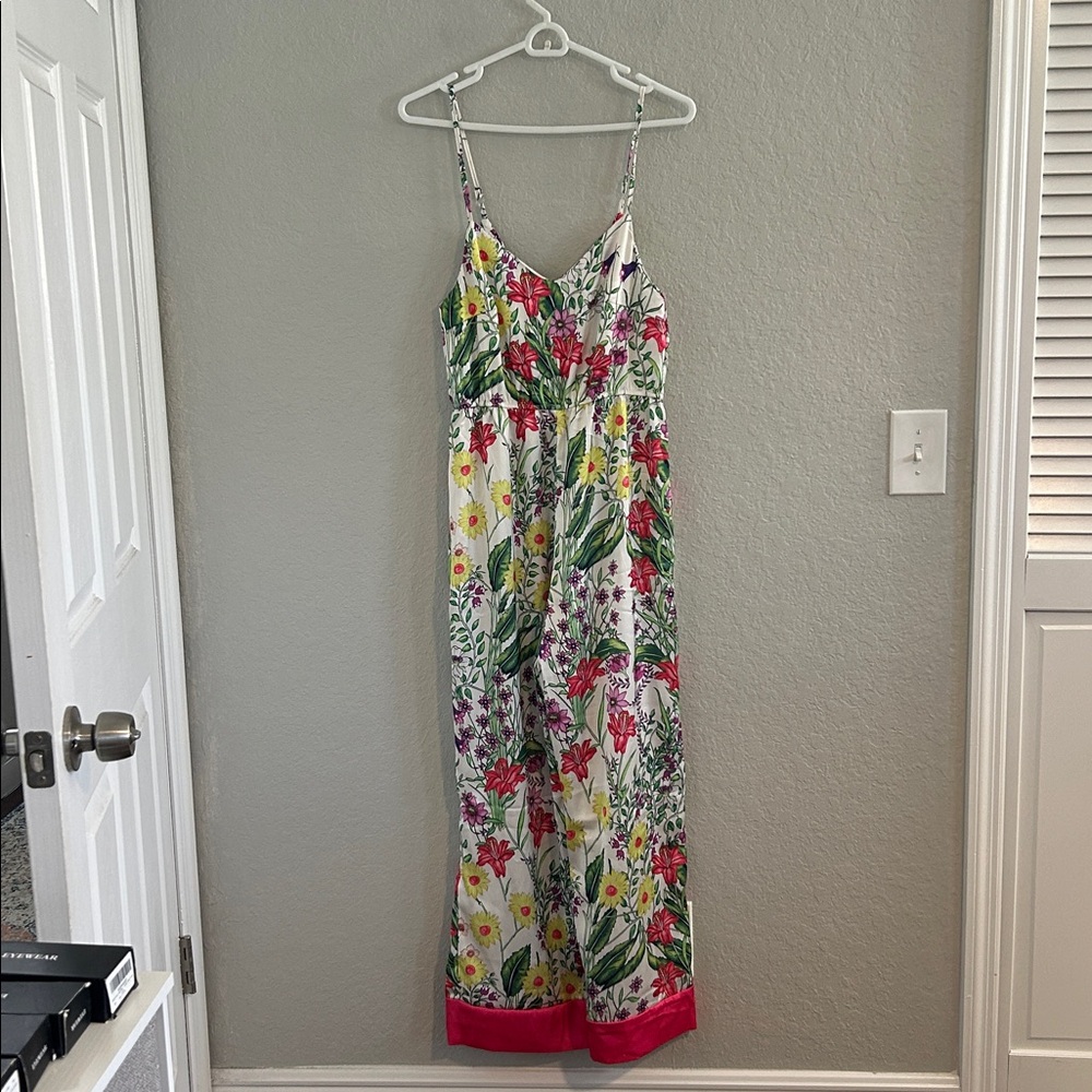 Silky flowy PJ jumpsuit